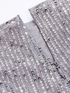 Women's Wide Leg Pants Trousers Sparkly Pants Full Length Fashion Streetwear Party Street Silver White XS S Fall Winter -Outlet Suit Skirt Fit Store sbglgv1693552823262