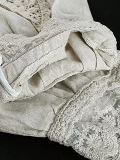 Women's Chinos Baggy Cropped Pants Ankle-Length Cotton Lace Embroidered Micro-elastic Mid Waist Vacation Fashion Vacation Going Out Black White M L Summer Fall -Outlet Suit Skirt Fit Store sdspsj1689924800221