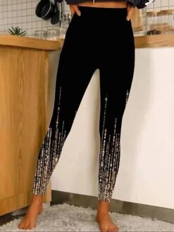 Women's Slim Leggings Full Length Tights Halloween Festival Black 1# Black 2# S M Fall & Winter -Outlet Suit Skirt Fit Store squkca1693986938864