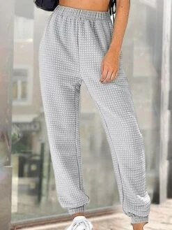 Women's Chinos Pants Trousers Full Length Fashion Streetwear Street Daily Claret Dark Grey S M Fall Winter