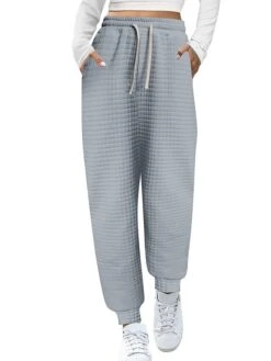 Women's Chinos Pants Trousers Full Length Fashion Streetwear Street Daily Claret Dark Grey S M Fall Winter -Outlet Suit Skirt Fit Store tlozdf1693466759424