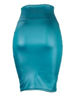 Women's Skirt Bodycon Maxi Faux Leather Black Red Blue Coffee Skirts Fall & Winter Ruched Fashion Elegant Street Daily S M L -Outlet Suit Skirt Fit Store ucnbxe1664353400435