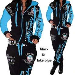 Women's Tracksuit Sweatsuit 2 Piece Full Zip Casual Winter Long Sleeve High Waist Breathable Soft Running Jogging Exercise Sportswear Activewear Graffiti Lake Blue Green Purple 24 Women's Tracksuit Sweatsuit 2 Piece Full Zip Casual Winter Long Sleeve High Waist Breathable Soft Running Jogging Exercise Sportswear Activewear Graffiti Lake Blue Green Purple -Outlet Suit Skirt Fit Store udbfjj1633657618870
