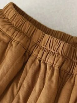 Women's Slacks Down Pants Baggy Full Length Baggy Micro-elastic Fashion Streetwear Outdoor Street Army Green 882# 219# Black 219# L [recommended 100-115 Catties] XL [recommended 115-130 Catties] Fall -Outlet Suit Skirt Fit Store uizsjr1692182859855