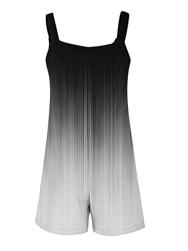 Jumpsuits For Women Summer Overall Print Floral Square Neck Streetwear Daily Vacation Casual Regular Fit Sleeveless Wine Red Royal Blue S M L 18 Jumpsuits For Women Summer Overall Print Floral Square Neck Streetwear Daily Vacation Casual Regular Fit Sleeveless Wine Red Royal Blue S M L - Image 18