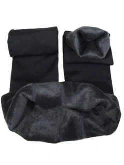 Women's Fleece Pants Tights Leggings Full Length Stretchy Fashion Casual Daily Black Wine One-Size -Outlet Suit Skirt Fit Store vbprsz1663219928975