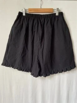 Women's Linen Pants Bermuda Shorts Faux Linen Black Pink Burgundy Fashion Basic Casual Street Vacation Casual Daily Side Pockets Baggy Short Comfort Plain S M L XL 2XL -Outlet Suit Skirt Fit Store wesxhv1684310646663