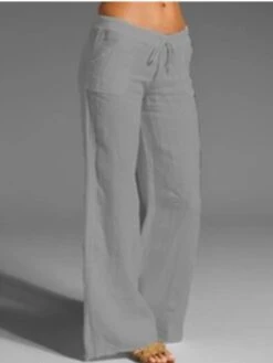 Women's Straight Long Cotton And Linen Low Waist Simple Classic Casual Daily Wear Black White S M Spring Fall -Outlet Suit Skirt Fit Store xkthtx1697798671913