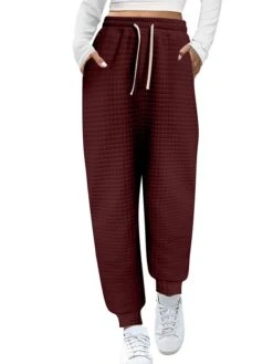Women's Chinos Pants Trousers Full Length Fashion Streetwear Street Daily Claret Dark Grey S M Fall Winter -Outlet Suit Skirt Fit Store xpxnas1693466760404