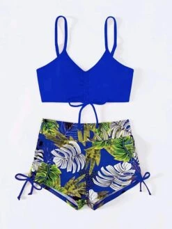 6 Colors High Waist Bikini Women's Swimwear Padded Drawstring Sexy Straps Bikinis Set Leaves Printed 2 Pieces Swimsuit Soft Pads Bathing Suits Beach Wear 32 6 Colors High Waist Bikini Women's Swimwear Padded Drawstring Sexy Straps Bikinis Set Leaves Printed 2 Pieces Swimsuit Soft Pads Bathing Suits Beach Wear -Outlet Suit Skirt Fit Store xrbznv1689593012215