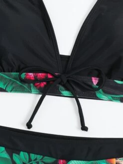 Sexy Women's Halter Bikinis Set High Waist Shorts Swimsuit Padded Deep V-Neck Bikini Push-up Swimwear Ladies Printing Beach Wear 21 Sexy Women's Halter Bikinis Set High Waist Shorts Swimsuit Padded Deep V-Neck Bikini Push-up Swimwear Ladies Printing Beach Wear -Outlet Suit Skirt Fit Store xwatob1689246082486