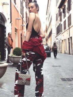 Women's Cargo Pants Joggers Pants Trousers Full Length Side Pockets Micro-elastic Mid Waist Basic Hip-Hop Leisure Sports Weekend Pink Wine S M Spring &Fall -Outlet Suit Skirt Fit Store xybqph1629359349439