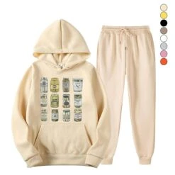 PICKLE Men's Women's Unisex Tracksuit Sweatsuit 2 Piece Athletic Winter Long Sleeve Thermal Warm Breathable Soft Fitness Gym Workout Running Sportswear Activewear Black White Yellow -Outlet Suit Skirt Fit Store yhrugo1692784182802