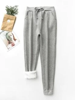 Women's Fleece Pants Joggers Pants Trousers Full Length Cotton Blend Side Pockets Baggy Stretchy High Waist Casual Lounge Office Vacation Denim Blue Pea Green M L Fall & Winter 16 Women's Fleece Pants Joggers Pants Trousers Full Length Cotton Blend Side Pockets Baggy Stretchy High Waist Casual Lounge Office Vacation Denim Blue Pea Green M L Fall & Winter -Outlet Suit Skirt Fit Store ynsqcp1654580362656