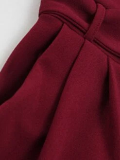 Women's Romper Lace Up Pocket Solid Color One Shoulder Holiday Daily Vacation Regular Fit Short Sleeve Black Pink Wine S M L Summer -Outlet Suit Skirt Fit Store zfniog1679450639105