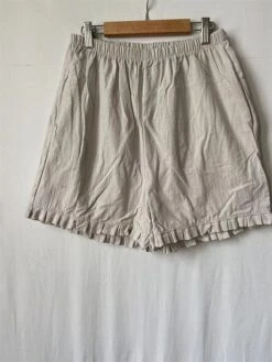 Women's Linen Pants Bermuda Shorts Faux Linen Black Pink Burgundy Fashion Basic Casual Street Vacation Casual Daily Side Pockets Baggy Short Comfort Plain S M L XL 2XL -Outlet Suit Skirt Fit Store zgvzae1684310647315