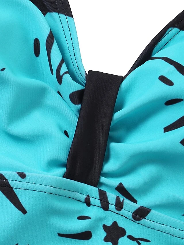 Women's Swimwear One Piece Monokini Bathing Suits Normal Swimsuit Floral Floral Print Navy Blue Blue Fuchsia Green Padded Strap Bathing Suits Sports Vacation Beach Wear 9 Women's Swimwear One Piece Monokini Bathing Suits Normal Swimsuit Floral Floral Print Navy Blue Blue Fuchsia Green Padded Strap Bathing Suits Sports Vacation Beach Wear - Image 9