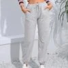 Women's Active Chinos Pants Trousers Full Length Fashion Streetwear Street Daily Gray S M Fall Winter
